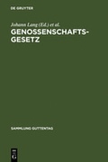 Cover: Genossenschaftsgesetz - De Gruyter