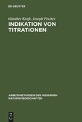 Cover: Indikation von Titrationen - De Gruyter