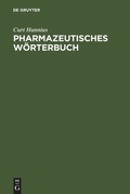 Cover: Pharmazeutisches W&ouml;rterbuch - De Gruyter