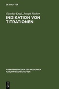 Cover: Indikation von Titrationen - De Gruyter