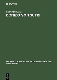 Abbildung von: Bonizo von Sutri - De Gruyter