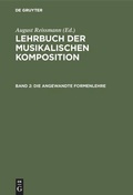 Cover: Die angewandte Formenlehre - De Gruyter