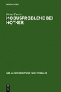 Cover: Modusprobleme bei Notker - De Gruyter
