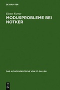 Cover: Modusprobleme bei Notker - De Gruyter