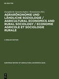 Cover: Agrar&ouml;konomie und l&auml;ndliche Soziologie / Agricultural economics and... / English Edition - De Gruyter