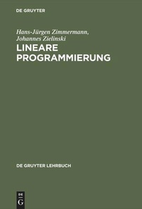 Enlarge image Cover: Lineare Programmierung - De Gruyter