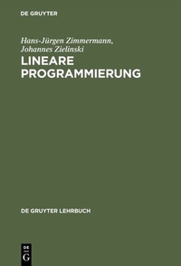 Abbildung von: Lineare Programmierung - De Gruyter