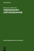 Cover: Fremdwortorthographie - De Gruyter