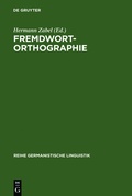 Cover: Fremdwortorthographie - De Gruyter