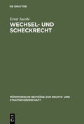 Cover: Wechsel- und Scheckrecht - De Gruyter