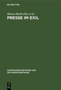 Cover: Presse im Exil - De Gruyter Saur