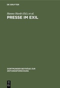 Cover: Presse im Exil - De Gruyter Saur