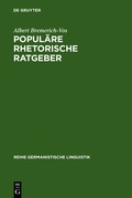 Cover: Popul&auml;re rhetorische Ratgeber - De Gruyter
