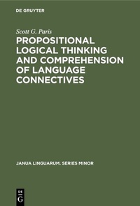 Abbildung von: Propositional logical thinking and comprehension of language connectives - De Gruyter Mouton
