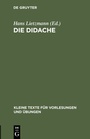 Cover: Die Didache - De Gruyter Mouton