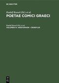 Cover: Aristophon - Crobylus - De Gruyter