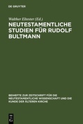 Abbildung von: Neutestamentliche Studien für Rudolf Bultmann - De Gruyter