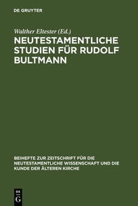 Abbildung von: Neutestamentliche Studien für Rudolf Bultmann - De Gruyter