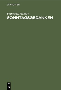 Abbildung von: Sonntagsgedanken - De Gruyter