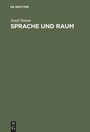 Cover: Sprache und Raum - De Gruyter