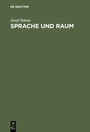 Cover: Sprache und Raum - De Gruyter