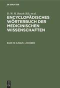 Cover: Ilingus - Jochbein - De Gruyter