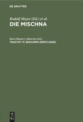 Cover: Bikkurim (Erstlinge) - De Gruyter