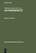 Cover: Aktiengesetz / &sect;&sect; 148-178 - De Gruyter