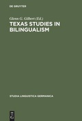 Cover: Texas Studies in Bilingualism - De Gruyter