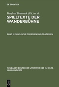 Cover: Engelische Comedien und Tragedien - De Gruyter