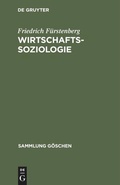 Cover: Wirtschaftssoziologie - De Gruyter
