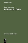 Cover: Formale Logik - De Gruyter