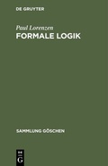 Cover: Formale Logik - De Gruyter