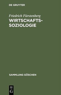 Abbildung von: Wirtschaftssoziologie - De Gruyter