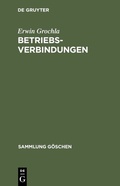 Cover: Betriebsverbindungen - De Gruyter