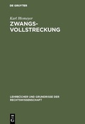 Cover: Zwangsvollstreckung - De Gruyter