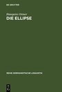 Cover: Die Ellipse - De Gruyter