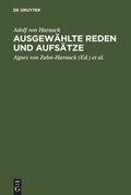 Cover: Ausgew&auml;hlte Reden und Aufs&auml;tze - De Gruyter