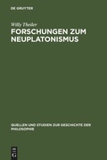Cover: Forschungen zum Neuplatonismus - De Gruyter