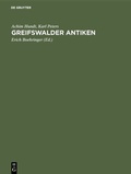 Cover: Greifswalder Antiken - De Gruyter