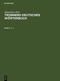 Abbildung von: C - F - De Gruyter