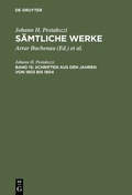 Cover: Schriften aus den Jahren von 1803 bis 1804 - De Gruyter