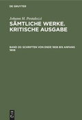 Cover: Schriften von Ende 1806 bis Anfang 1808 - De Gruyter