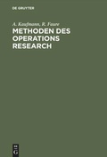 Cover: Methoden des Operations Research - De Gruyter