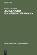 Cover: Zahlen und Einheiten der Physik - De Gruyter