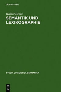 Abbildung von: Semantik und Lexikographie - De Gruyter