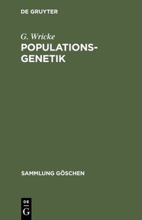Abbildung von: Populationsgenetik - De Gruyter