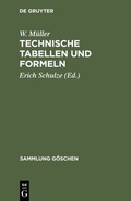 Cover: Technische Tabellen und Formeln - De Gruyter