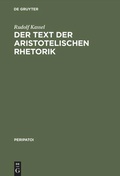 Cover: Der Text der aristotelischen Rhetorik - De Gruyter