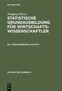 Bild: Beschreibende Statistik - De Gruyter